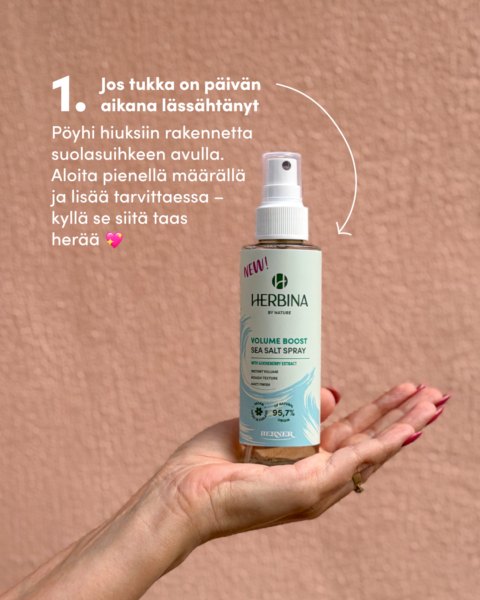 Näin käytät suolasuihketta